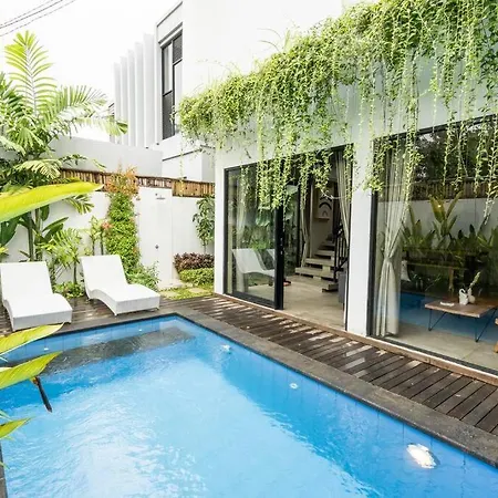 Brand New 2 Bedroom Private Villa Only 9 Min To Canggu Beach